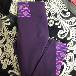 Purple leggings